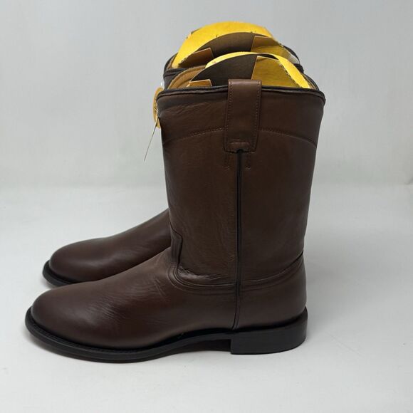 Corral A4068 Cowboy Roper Boots Mens 10 D Brown Cow Leather Mid Calf Western - Picture 4 of 15